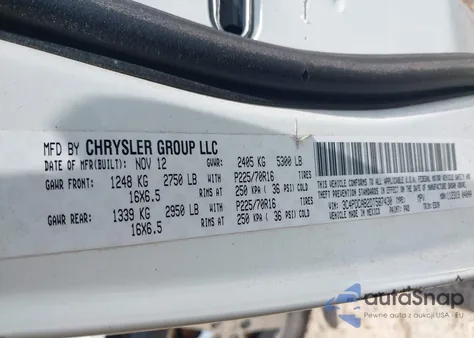 2013 Dodge Journey American Value Pkg из США, поврежденный, VIN 3C4PDCAB2DT587430